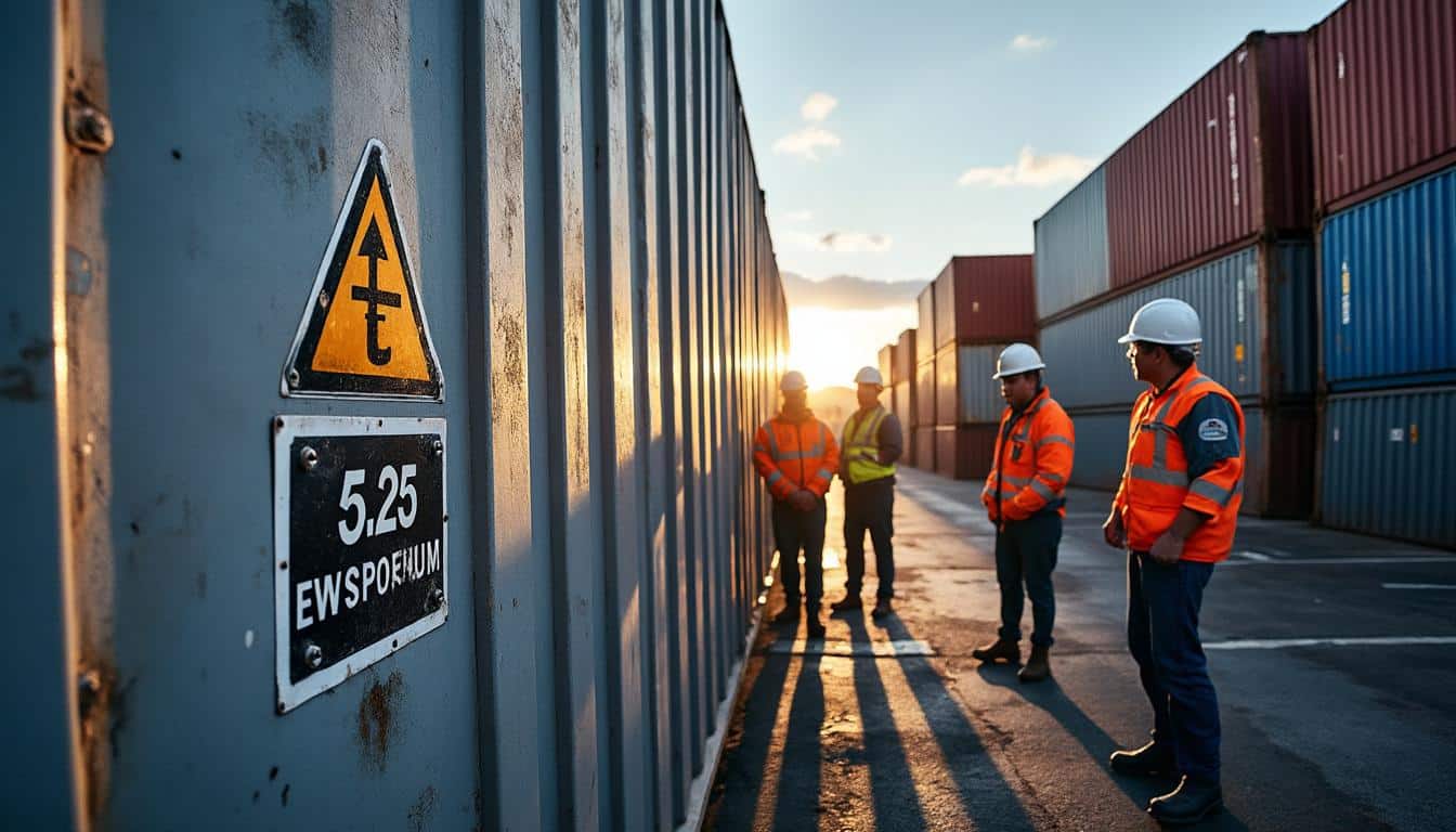 Poids d’un conteneur : comprendre ses limites et son importance