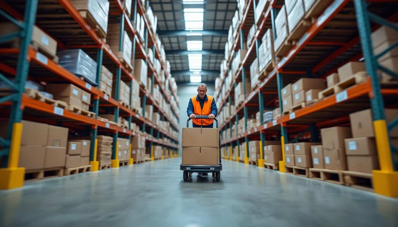 Chariot de picking en logistique : optimiser préparation et productivité