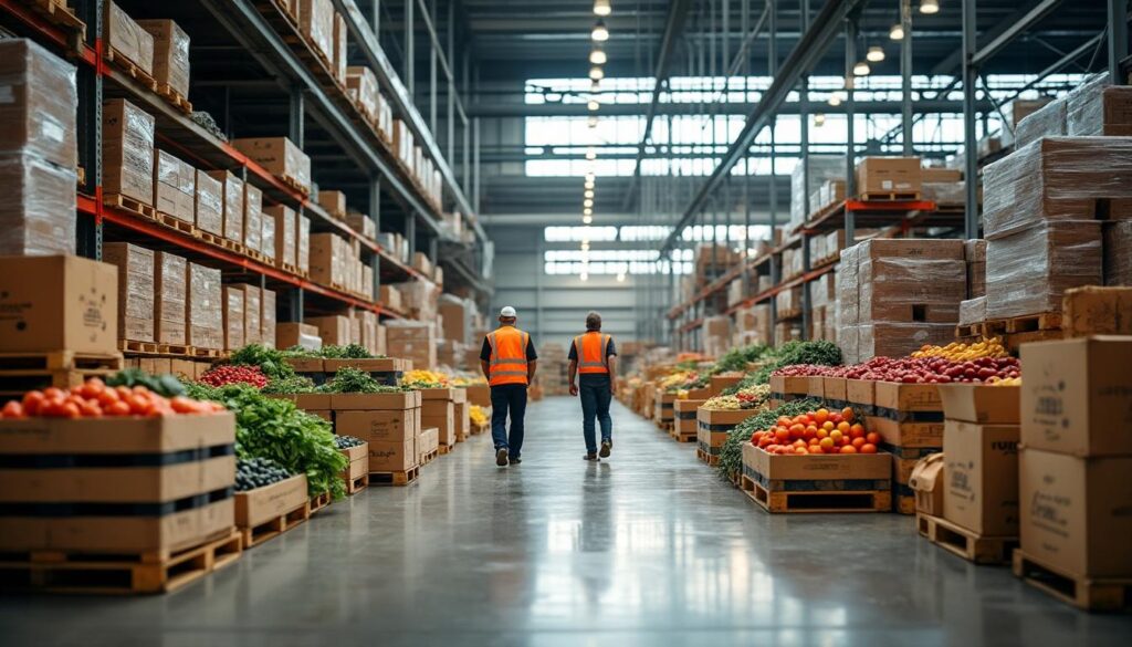 Plateforme logistique de Sorgues de la coopérative agricole Provence Languedoc