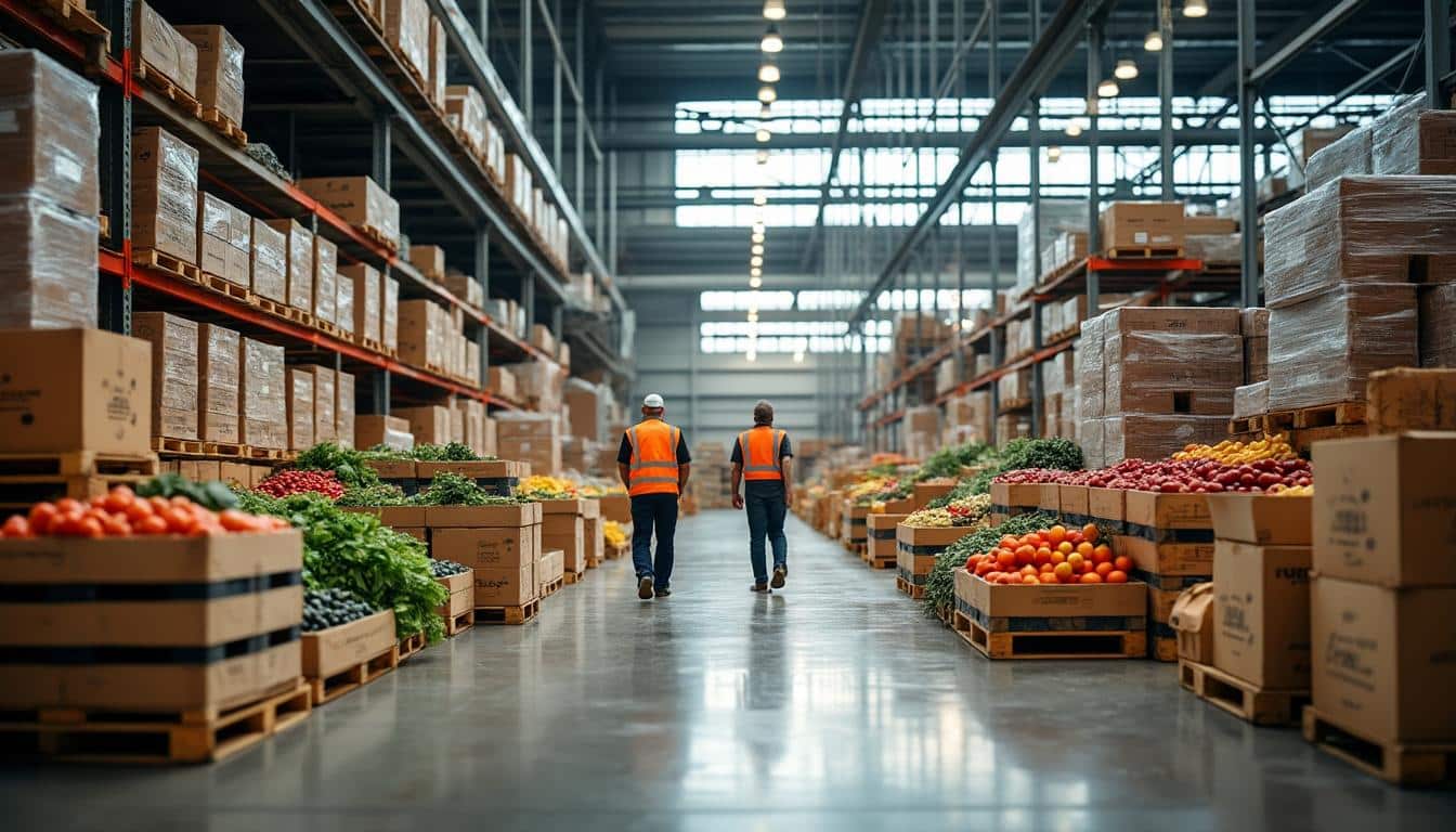 Plateforme logistique de Sorgues de la coopérative agricole Provence Languedoc