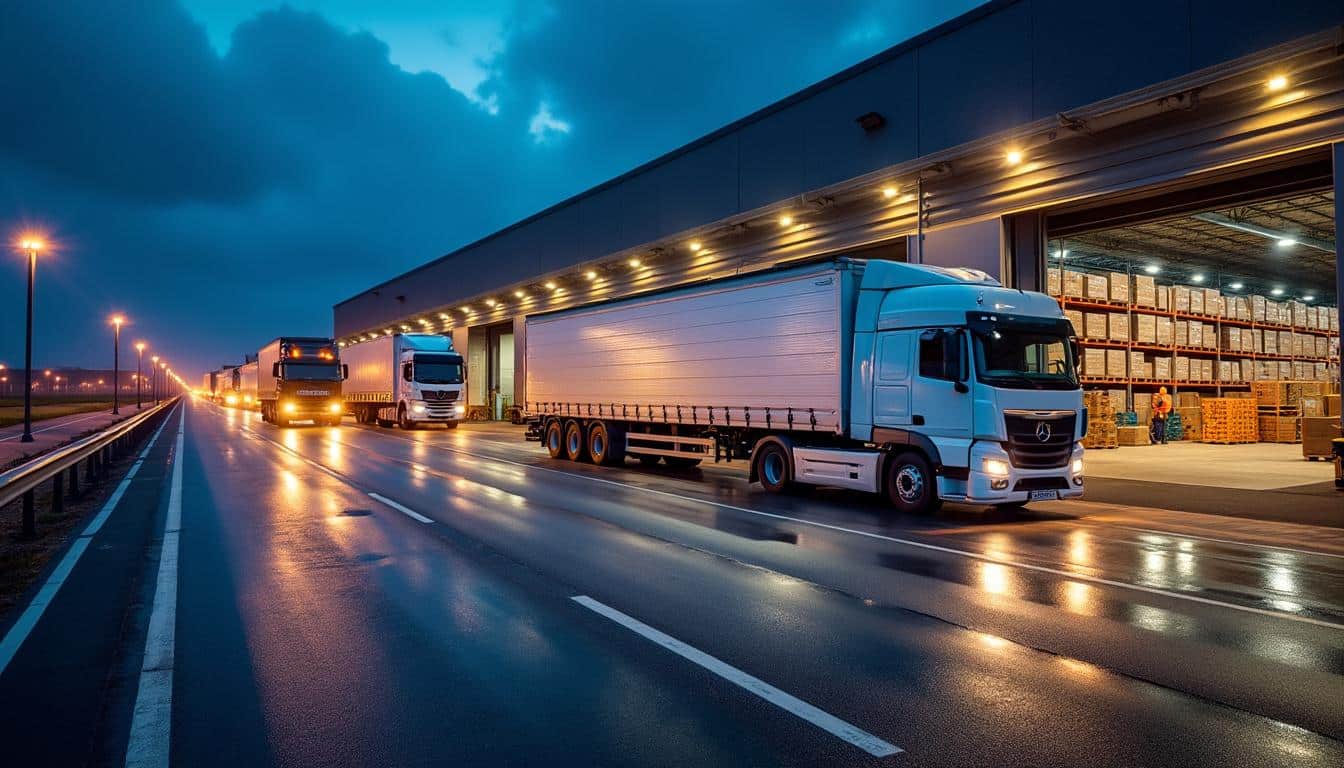 Illustration: Quel est le rôle précis du site logistique de hub à Harnes dans la supply chain ?