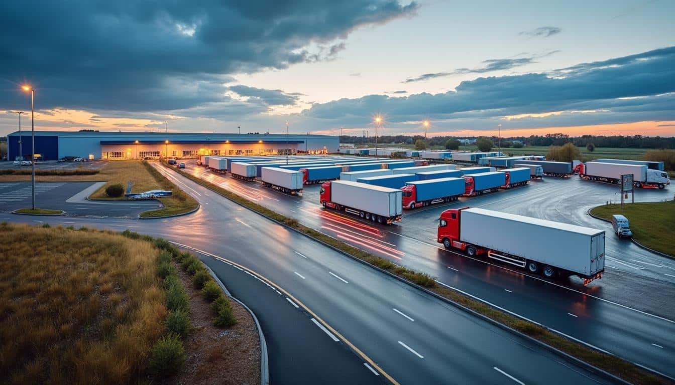 Site logistique du hub à Harnes : un carrefour stratégique en Hauts-de-France