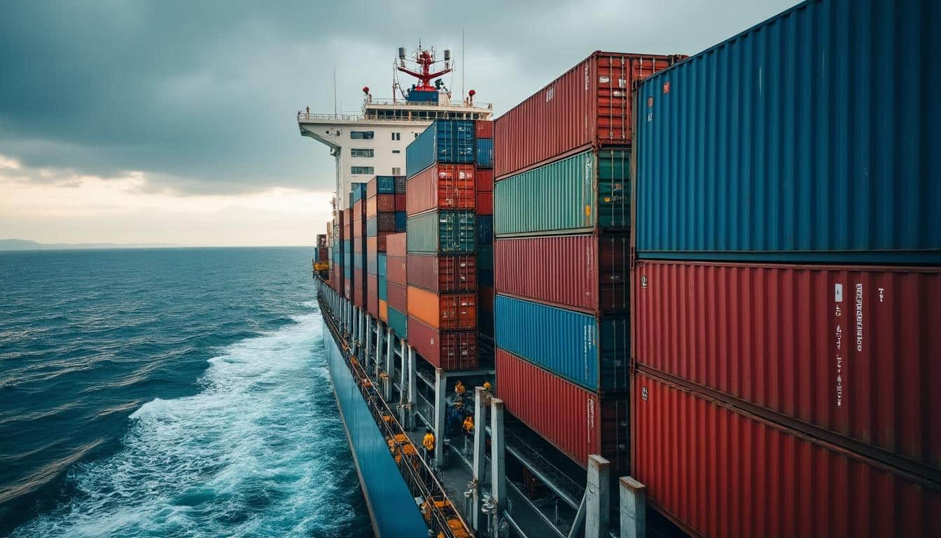 Porte-conteneurs géants : les colosses du transport maritime mondial