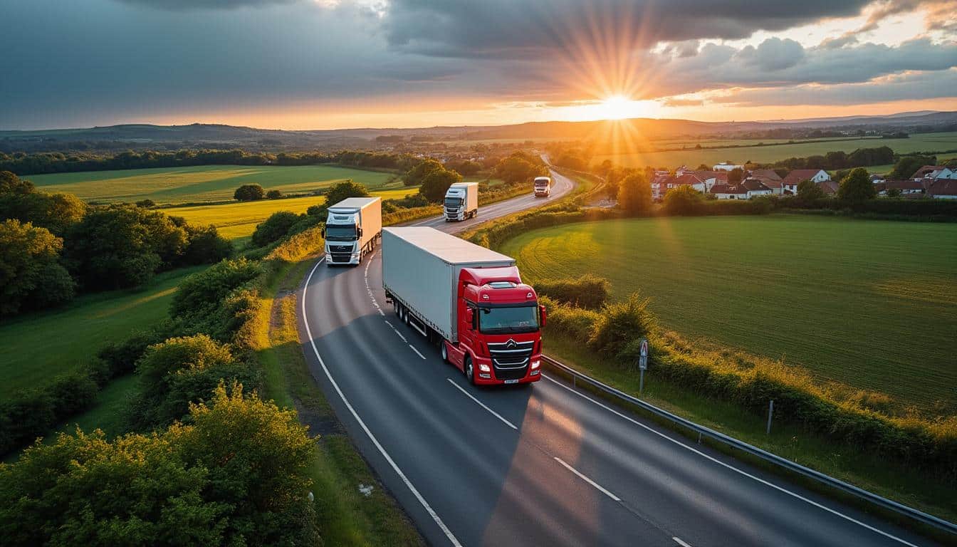 Illustration: Comment le transport routier façonne la région Normandie